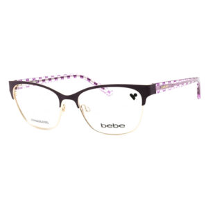 Bebe BB5196 Women's Eyeglasses – Plum, 52mm