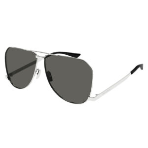 Saint Laurent SL690DUST Men's Sunglasses – Silver / Grey, 61mm