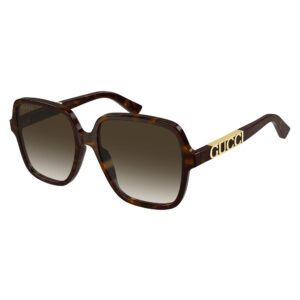 Gucci GG1189S Women's Sunglasses – Havana / Brown Gradient, 58mm