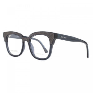 Jimmy Choo JC176 Women's Eyeglasses – Dark Gray Glittergy, 49mm