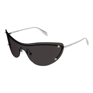 Alexander McQueen AM0413S Women's Sunglasses – Silver / Grey