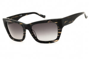 DKNY DO519S Women's Sunglasses – Grey Horn / Grey Gradient, 55mm