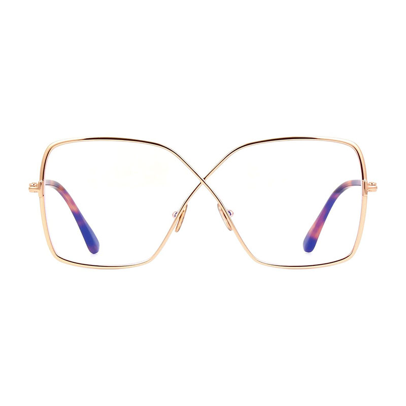 Tom Ford FT5841-B Women's Eyeglasses – Shiny Rose Gold, 59mm - Image 2