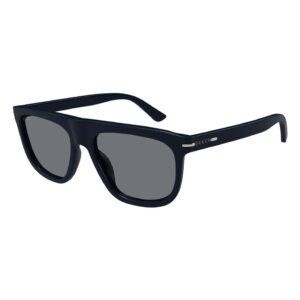 Gucci GG1726S Men's Sunglasses β Shiny Blue / Grey, 56mm