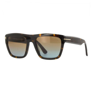 Tom Ford FT1077 Men's Sunglasses – Dark Havana / Brown Gradient, 55mm