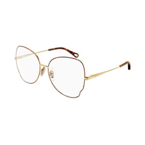 Chloe CH0098O Women's Eyeglasses β Havana/Gold, 50mm