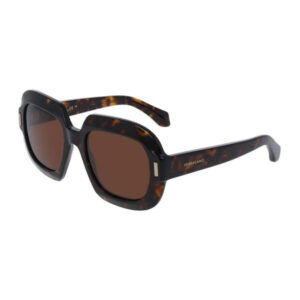 Salvatore Ferragamo SF2068SE Women's Sunglasses β Dark Havana / Brown, 54mm