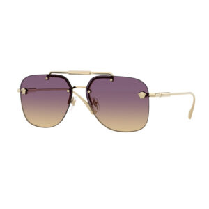 Versace VE2296 Men's Sunglasses β Pale Gold / Yellow Gradient Violet, 60mm