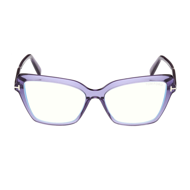 Tom Ford FT5948-B Women's Eyeglasses – Shiny Violet, 55mm - Image 2
