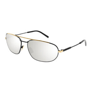 Saint Laurent SL561 Men's Sunglasses β Black / Grey Silver Mirror, 61mm