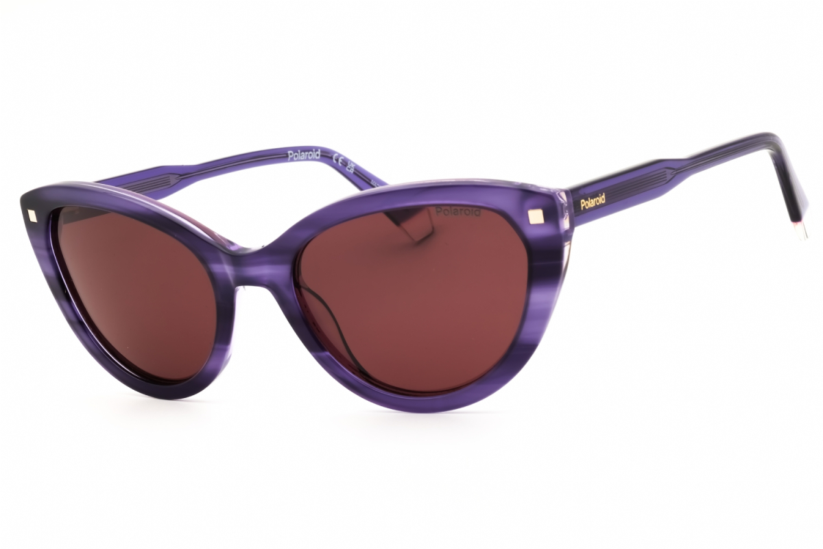 Polaroid Core PLD4175/S/X Women's Sunglasses – Violet Havana / Violet Polarized, 54mm