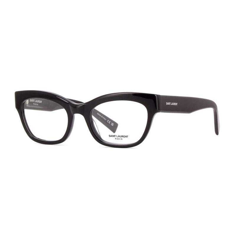 Saint Laurent SL643 Women's Eyeglasses – Shiny Black, 52mm