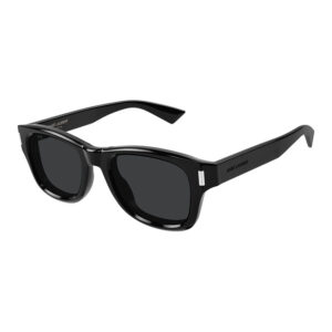 Saint Laurent SL801 Unisex Sunglasses β Shiny Black / Grey, 50mm