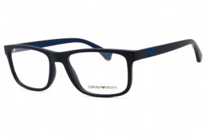 Emporio Armani EA3147 Unisex Eyeglasses – Matte Blue, 55mm