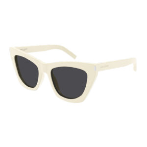 Saint Laurent SL214KATE Women's Sunglasses β Ivory / Black, 55mm