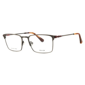 Police VPLF78N Men's Eyeglasses β Shiny Light Red, 55mm