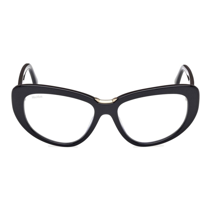 Max Mara MM5109-B Women's Eyeglasses – Shiny Black, 56mm - Image 2