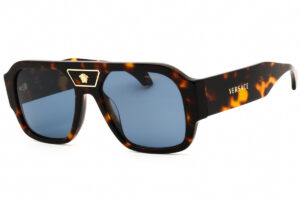 Versace VE4508U Men's Sunglasses β Havana / Dark Blue, 56mm