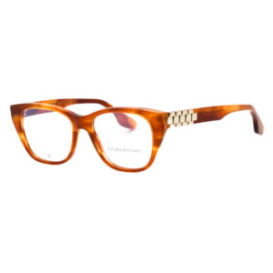 Victoria Beckham VB2662 Women's Eyeglasses β Striped Blonde Havana, 52mm