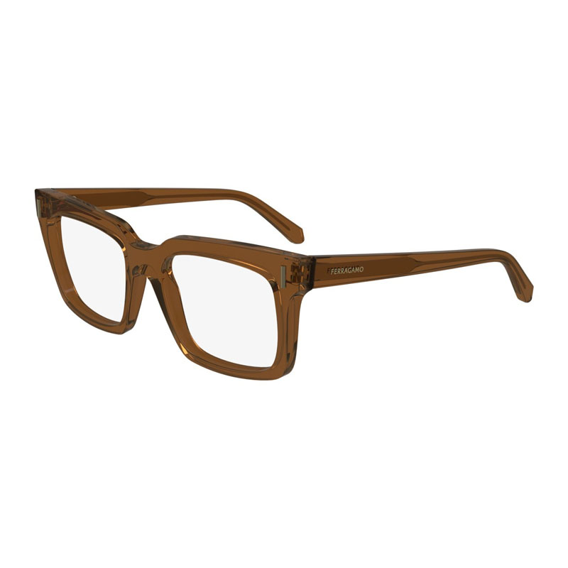 Salvatore Ferragamo SF2993 Women's Eyeglasses – Transparent Brown, 53mm