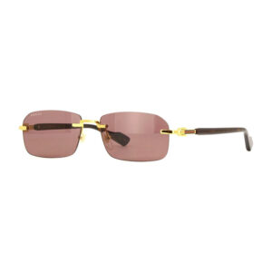 Gucci GG1221S Men's Sunglasses β Gold/Havana / Brown, 56mm