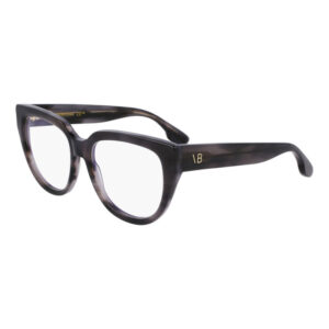 Victoria Beckham VB2674 Women's Eyeglasses – Striped Grey, 53mm