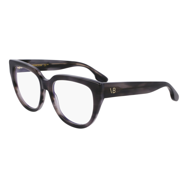 Victoria Beckham VB2674 Women's Eyeglasses – Striped Grey, 53mm