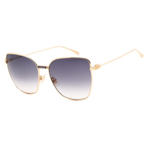 Etro ETRO0021/S Women's Sunglasses β Rose Gold / Dark Grey Gradient, 60mm