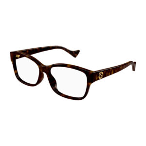 Gucci GG1259OA Women's Eyeglasses – Dark Havana, 55mm