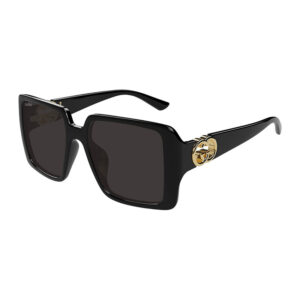 Gucci GG1692SA Women's Sunglasses β Shiny Black / Grey, 54mm