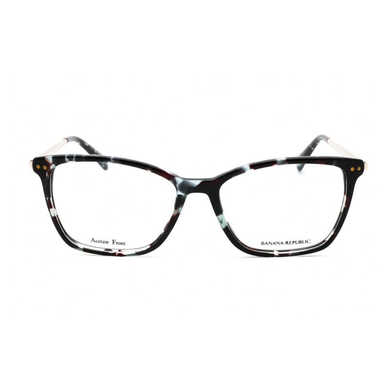 Banana Republic BR228 Women's Eyeglasses – Black Green Havana, 52mm - Image 2