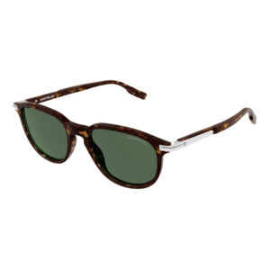 Montblanc MB0276S Men's Sunglasses β Havana / Green, 52mm