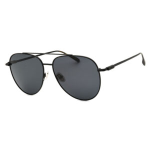 Salvatore Ferragamo SF308S Men's Sunglasses β Matte Black / Dark Grey, 61mm