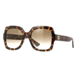 Gucci GG1337S Women's Sunglasses – Dark Havana / Gradient Brown, 54mm