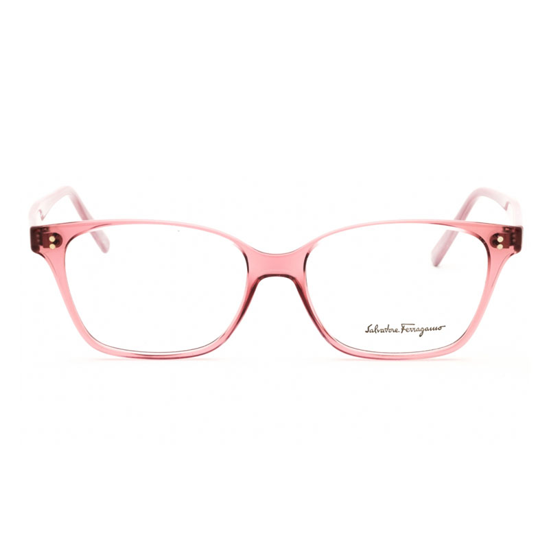 Salvatore Ferragamo SF2928 Women's Eyeglasses – Trasparent Rose, 52mm - Image 2