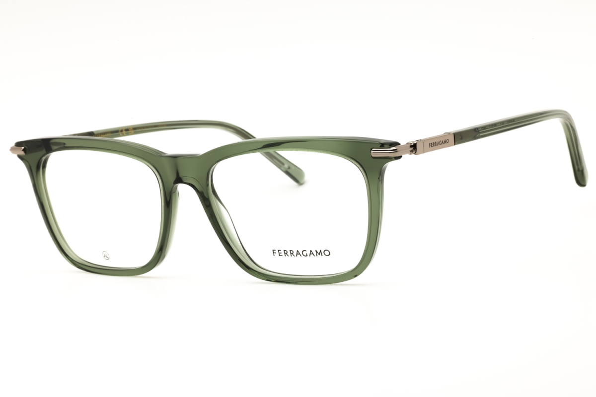 Salvatore Ferragamo SF3007 Men's Eyeglasses – Transparent Green, 56mm
