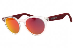 Adidas OR0056 Unisex Sunglasses – Crystal / Bordeaux Mirror, 52mm