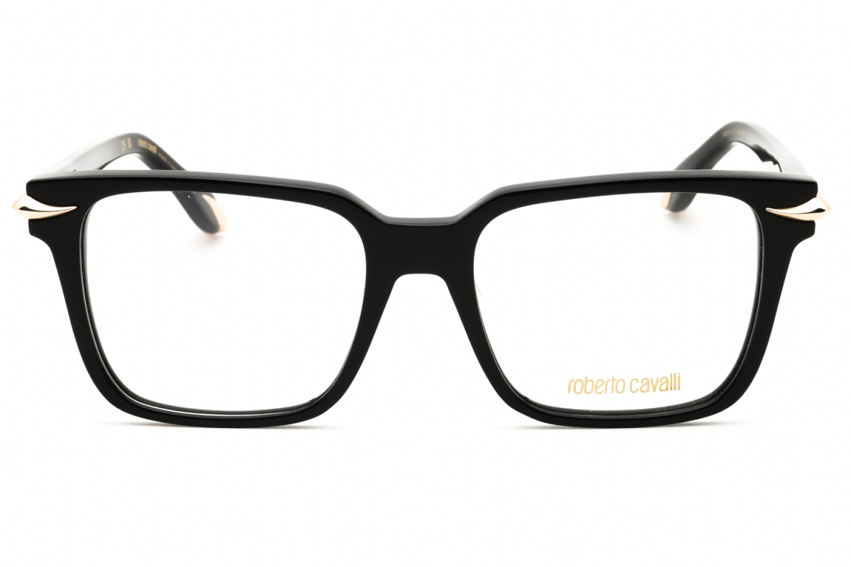 Roberto Cavalli VRC019M Women's Eyeglasses – Shiny Black, 52mm - Image 2
