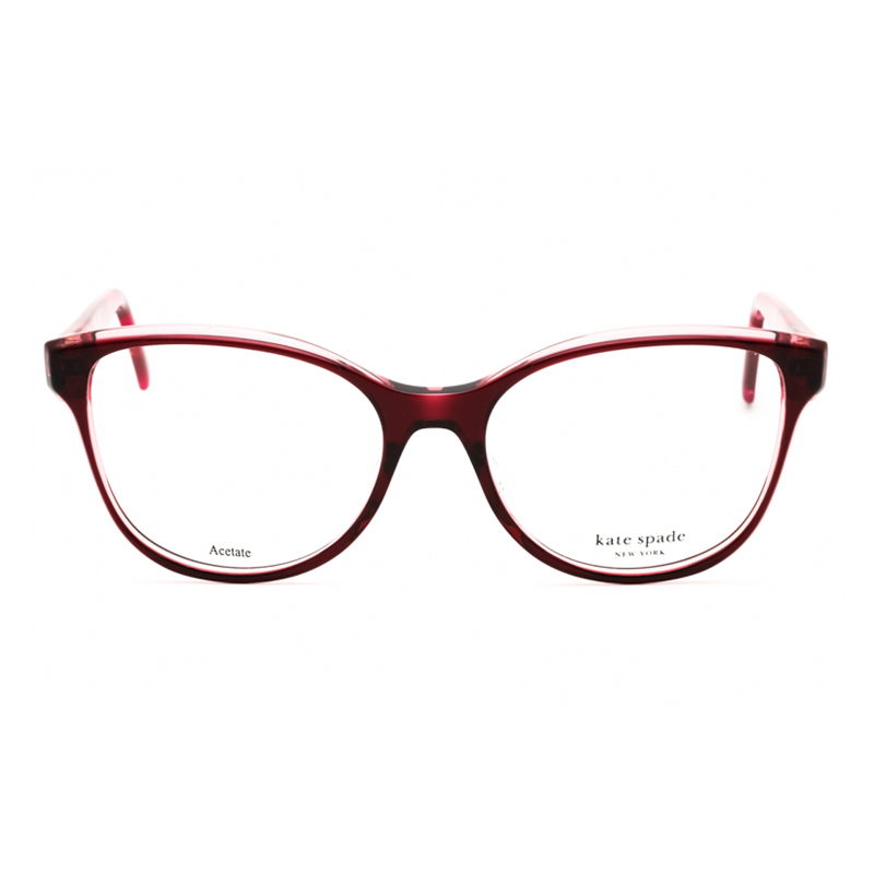 Kate Spade ROSALIND/G Women's Eyeglasses – Transparent Red On Pink, 52mm - Image 2