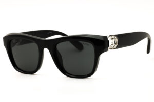 Swarovski SK6056U Women's Sunglasses β Black / Dark Grey, 50mm