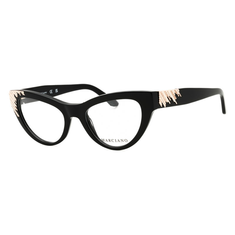 Guess by Marciano GM50036 Women's Eyeglasses – Shiny Black, 52mm
