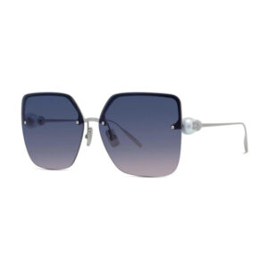 Givenchy GV40110U Women's Sunglasses – Shiny Silver / Purple Gradient, 63mm