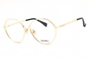 Max Mara MM5139 Women's Eyeglasses β Shiny Deep Gold, 56mm