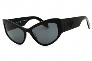 Adidas OR0089 Women's Sunglasses β Shiny Black / Smoke, 57mm