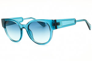 Max & Co MO0085 Women's Sunglasses – Shiny Dark Green / Blue Gradient, 50mm