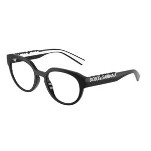 Dolce & Gabbana DG5113 Unisex Eyeglasses – Black, 53mm