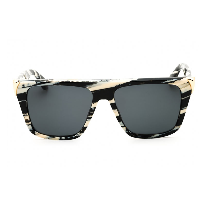 Roberto Cavalli SRC094M Unisex Sunglasses – Shiny Leopard Pattern / Grey Gradient, 57mm - Image 2