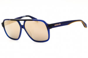 Adidas OR0066 Men's Sunglasses – Matte Blue / Brown Mirror, 59mm