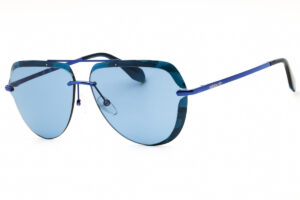 Adidas OR0018 Men's Sunglasses – Shiny Blue / Blue, 63mm