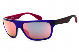 Adidas OR0023 Men's Sunglasses – Shiny Violet / Violet Gradient Mirror, 59mm